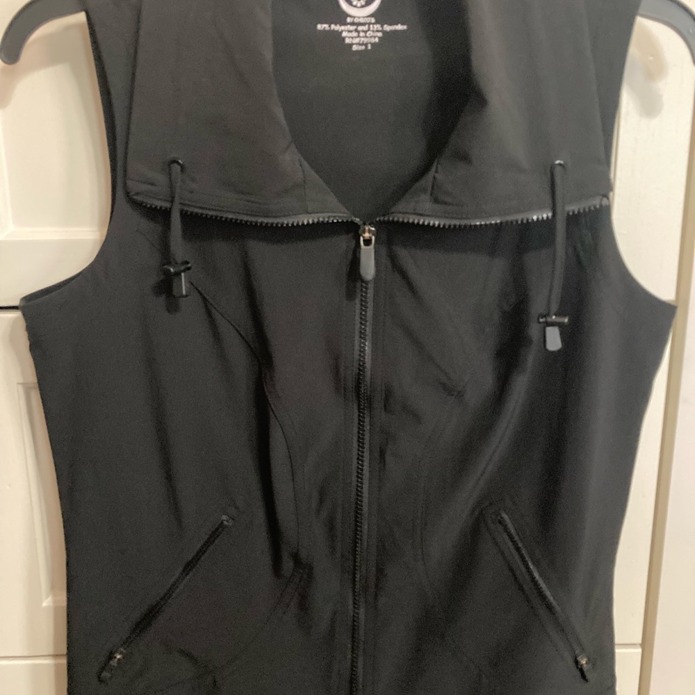 Black Sleeveless Jacket